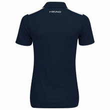 Head Tennis-Polo Club 22 Tech (Moisture Transfer Microfiber Technologie) dunkelblau Damen
